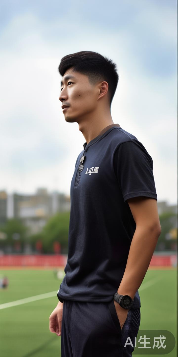 例如，一位曾在华南师范大学运动队训练的学生，面对比